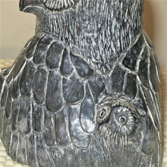 Owl Sculpture by THE WOLF SCULPTURES (A Wolf Original) - Picture 6 of 9